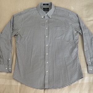 Nordstrom Black and White Gingham Shirt